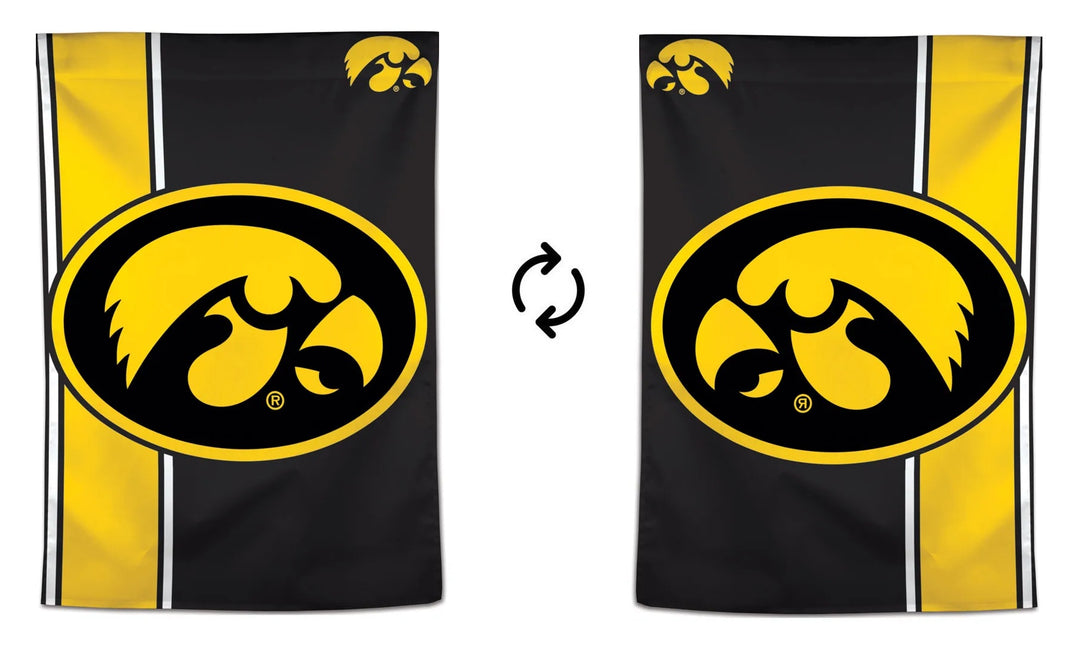 Iowa Hawkeyes Flag Striped House Banner