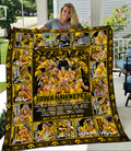 Iowa Hawkeyes For Ever Not Just When We Win Fleece Blanket, Quilt