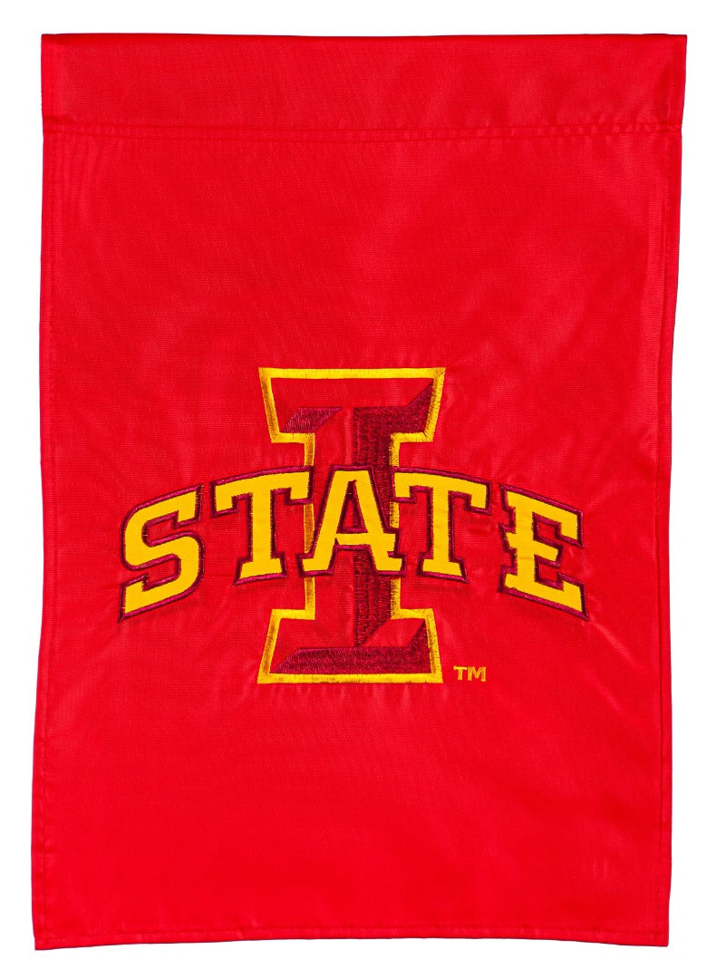 Iowa State Cyclones Garden Flag 2 Sided Applique