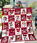 Iowa State Cyclones NCAA Mickey Disney Fleece Blanket Quilt