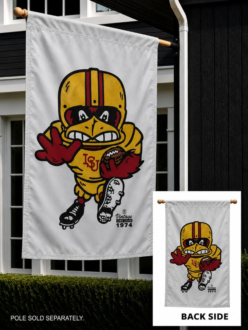 Iowa State Football 2 Sided White Banner