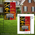 Iowa and Iowa State 2 Sided House Divided Garden Flag
