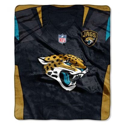 Jacksonville Jaguars Throw Blanket 50×60 Jersey Design