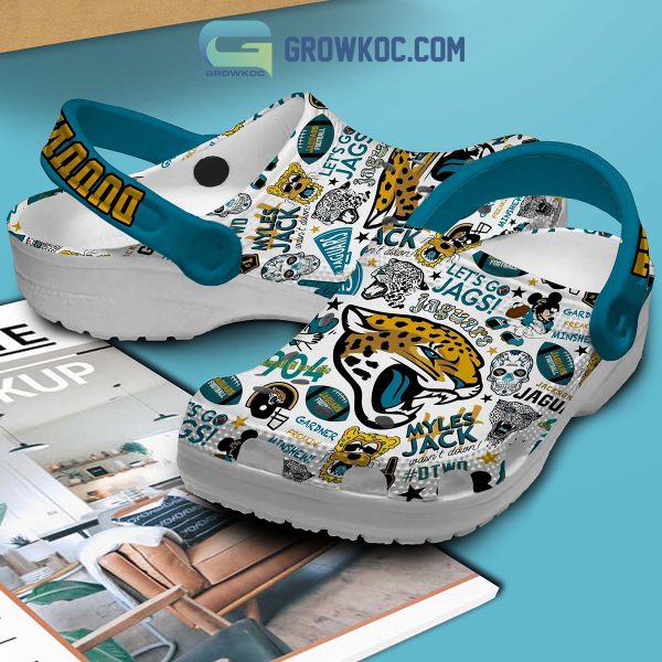 Jacksonville Jaguars Duuuval Let's Go Jags Clogs Crocs