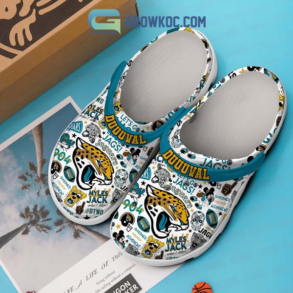Jacksonville Jaguars Duuuval Let's Go Jags Clogs Crocs