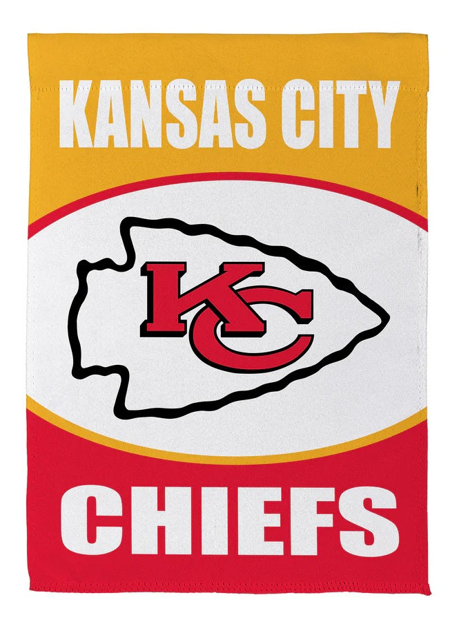 KC Chiefs 2 Sided NFL Garden Flag
