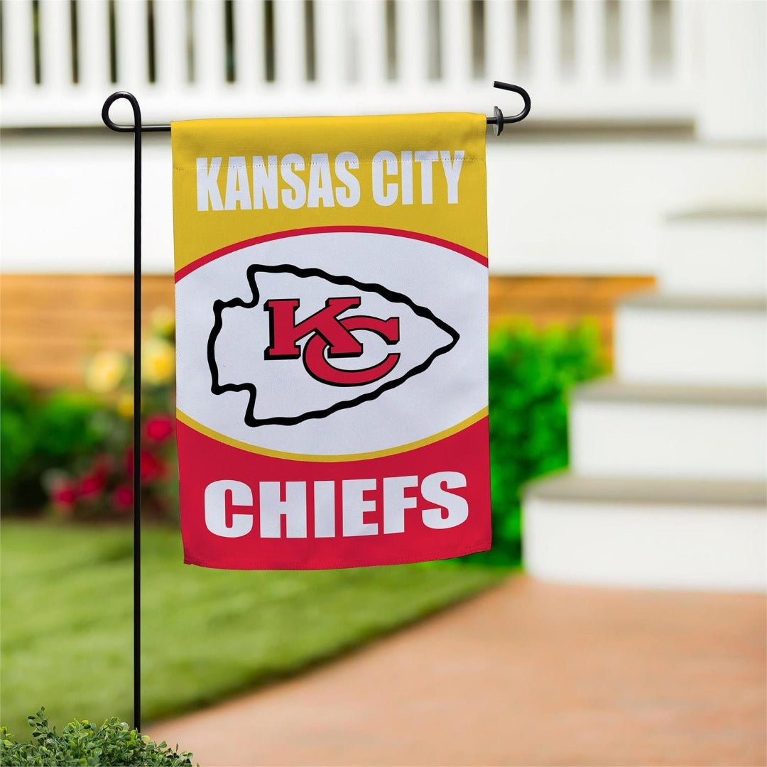 KC Chiefs 2 Sided NFL Garden Flag