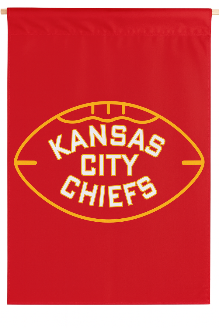 Kansas City Chiefs 2-Sided House Banner | 28x40 Double-Sided Football Flag