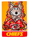 Kansas City Chiefs 2 Sided Justin Patten Garden Flag
