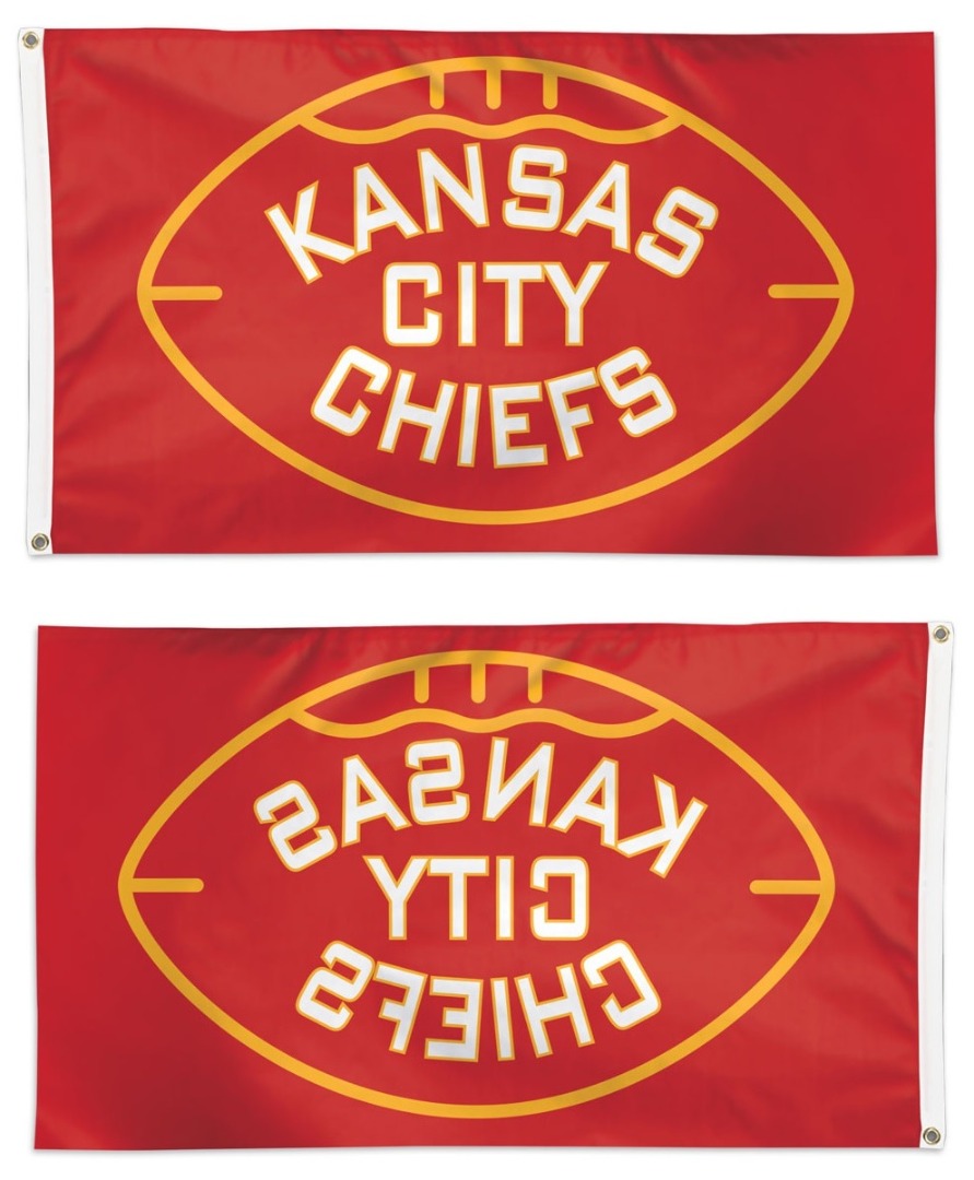 Kansas City Chiefs Flag 3x5 Football Logo