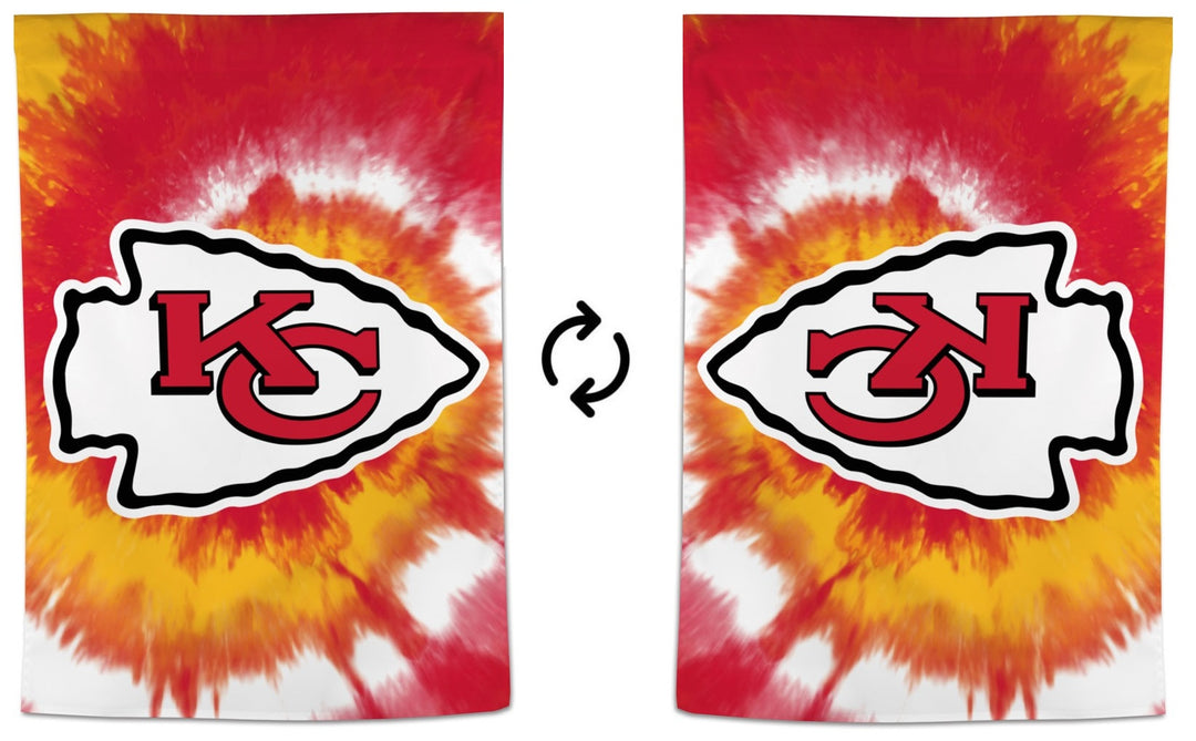 Kansas City Chiefs Flag Tie Dye Logo House Banner