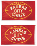 Kansas City Chiefs Football Flag 2 Sided 3x5