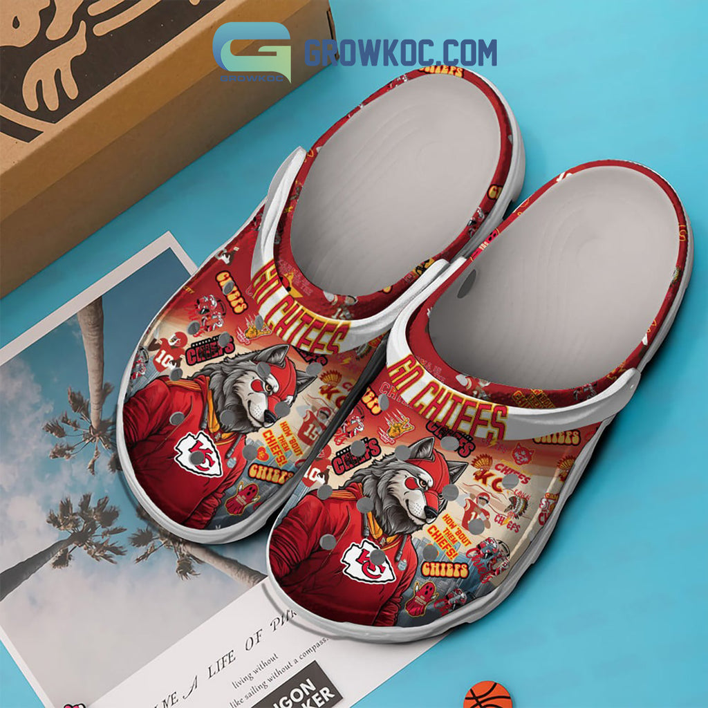 Kansas City Chiefs Go Chiefs Fan Crocs Clogs