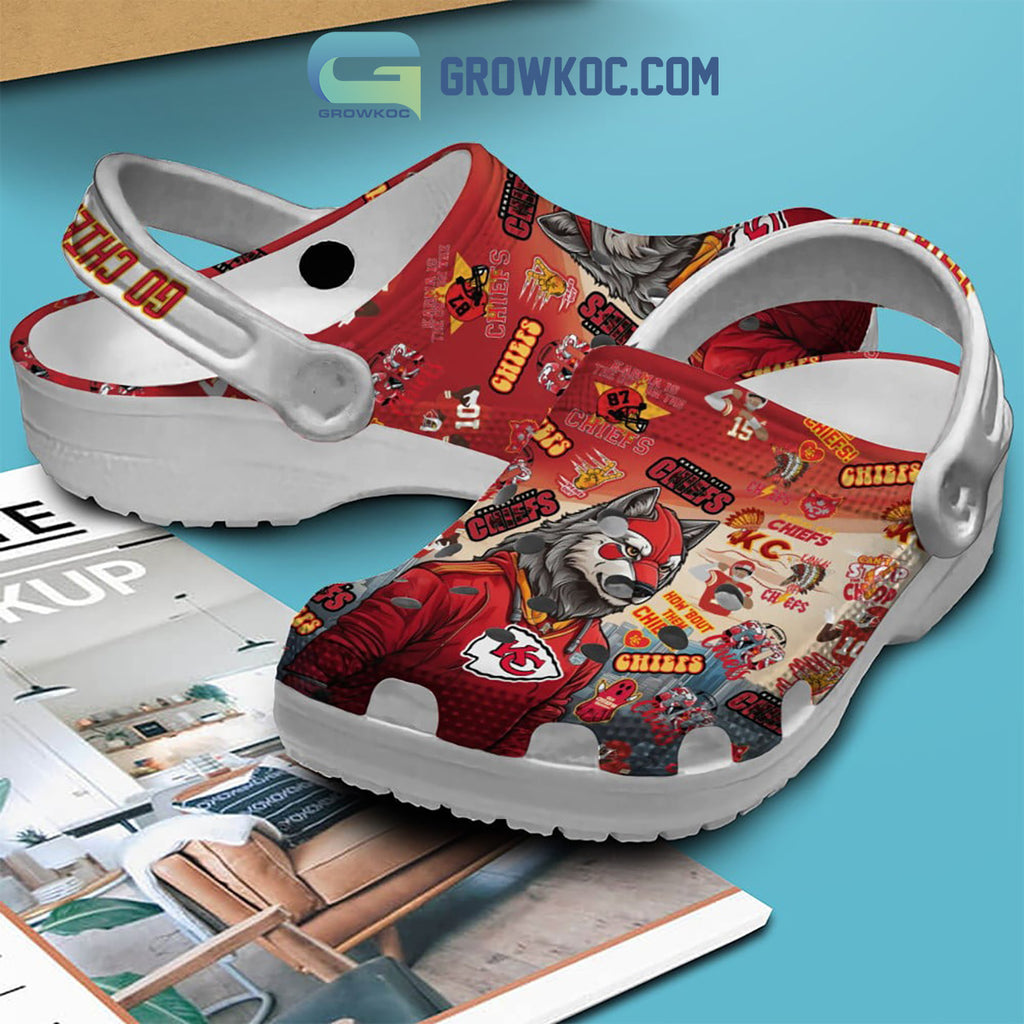 Kansas City Chiefs Go Chiefs Fan Crocs Clogs