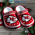 Kansas City Chiefs Merry Christmas Victory In Snow Crocs Clogs