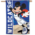 Kentucky Banner Mickey Mouse Wildcats Basketball House Flag
