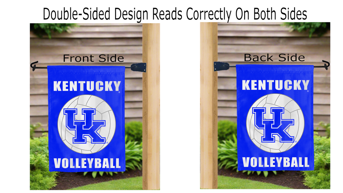Kentucky - Wildcats Volleyball Double Sided Garden Flag