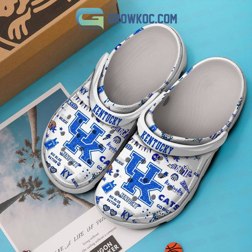 Kentucky Wildcats NCAA Go Big Blue Nation Clogs Crocs