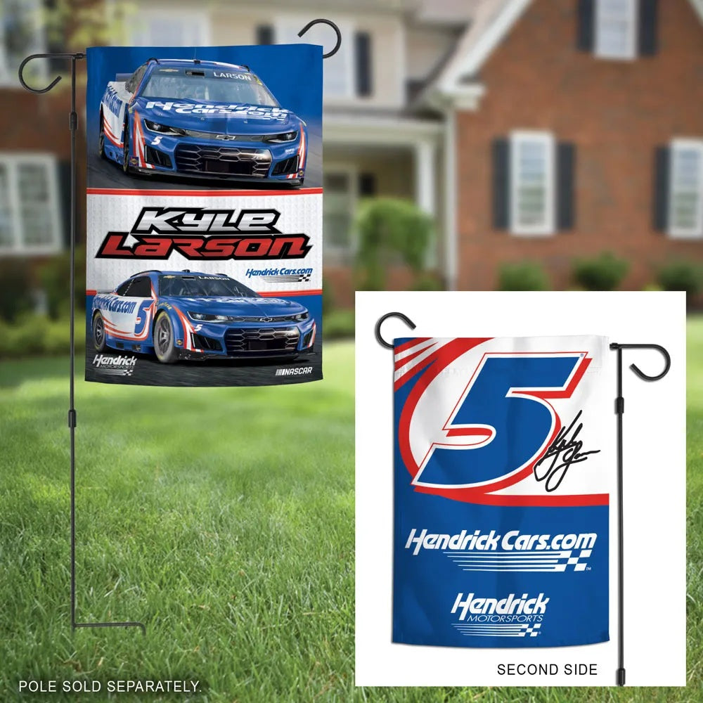 Kyle Larson 2 Sided Garden Flag 2026