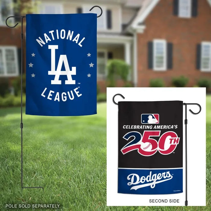 LA Dodgers 2 Sided America 250 Garden Flag