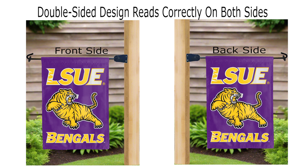 LSU Eunice - Bengals Double Sided Garden Flag