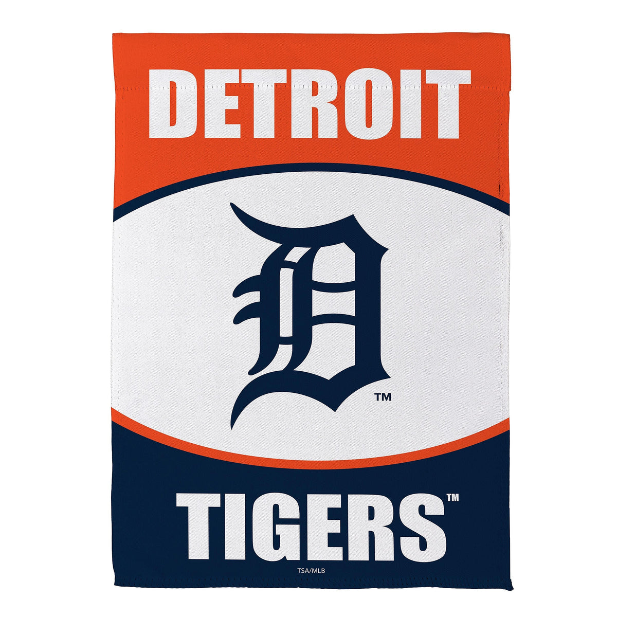 Detroit Tigers Suede Garden Flag