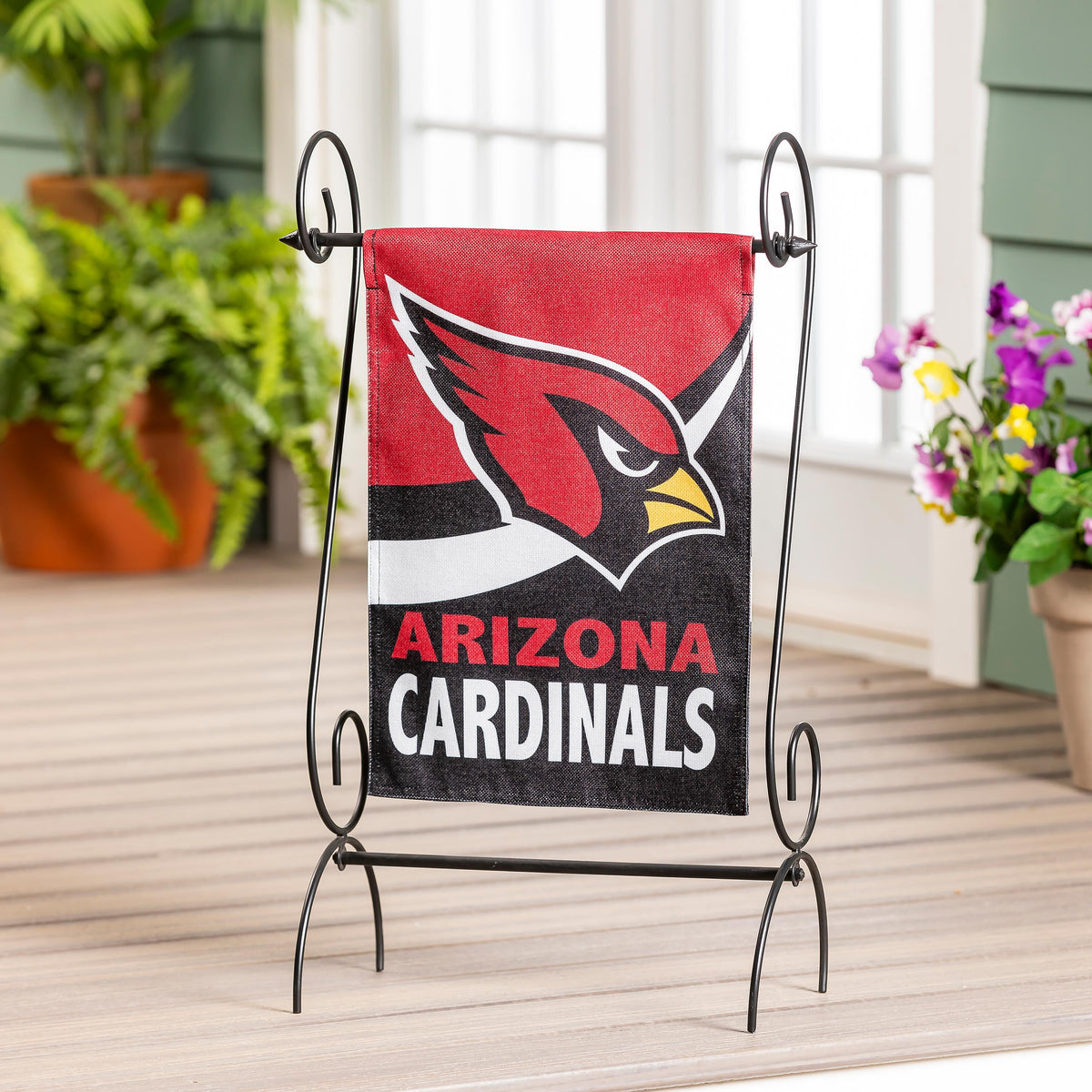Arizona Cardinals Burlap Flag GDN Size