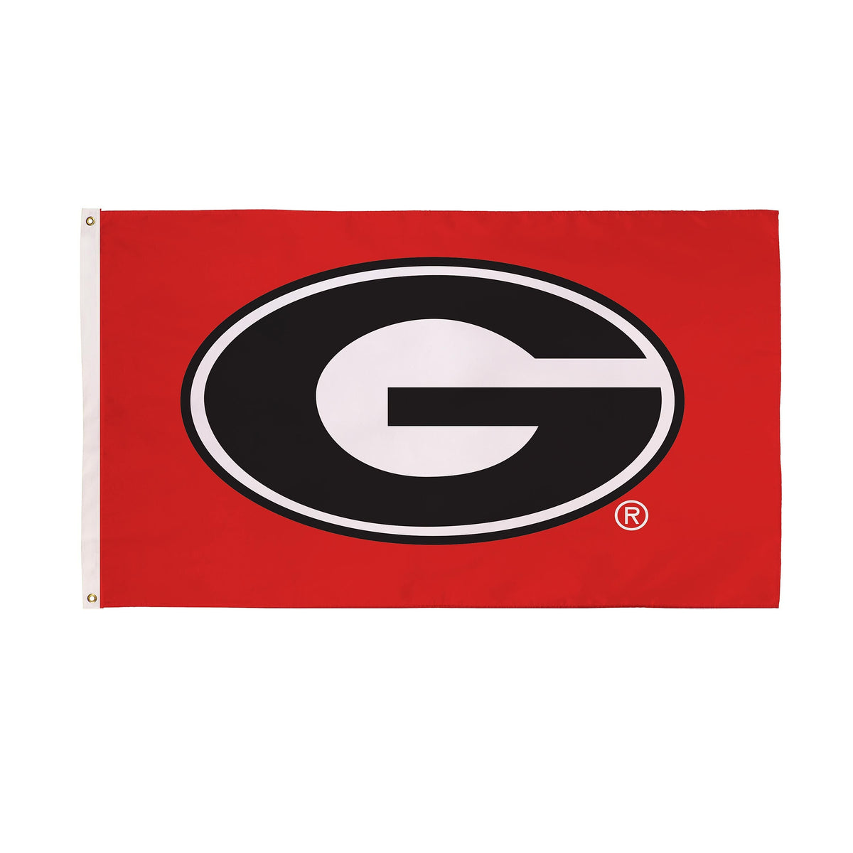University of Georgia Single Sided Flag w/ 2 Grommets, 3'x5'