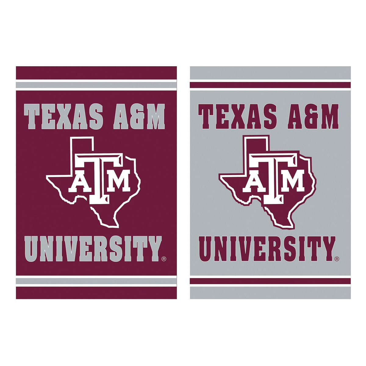 Embossed Suede Flag, House Size, Texas A&M