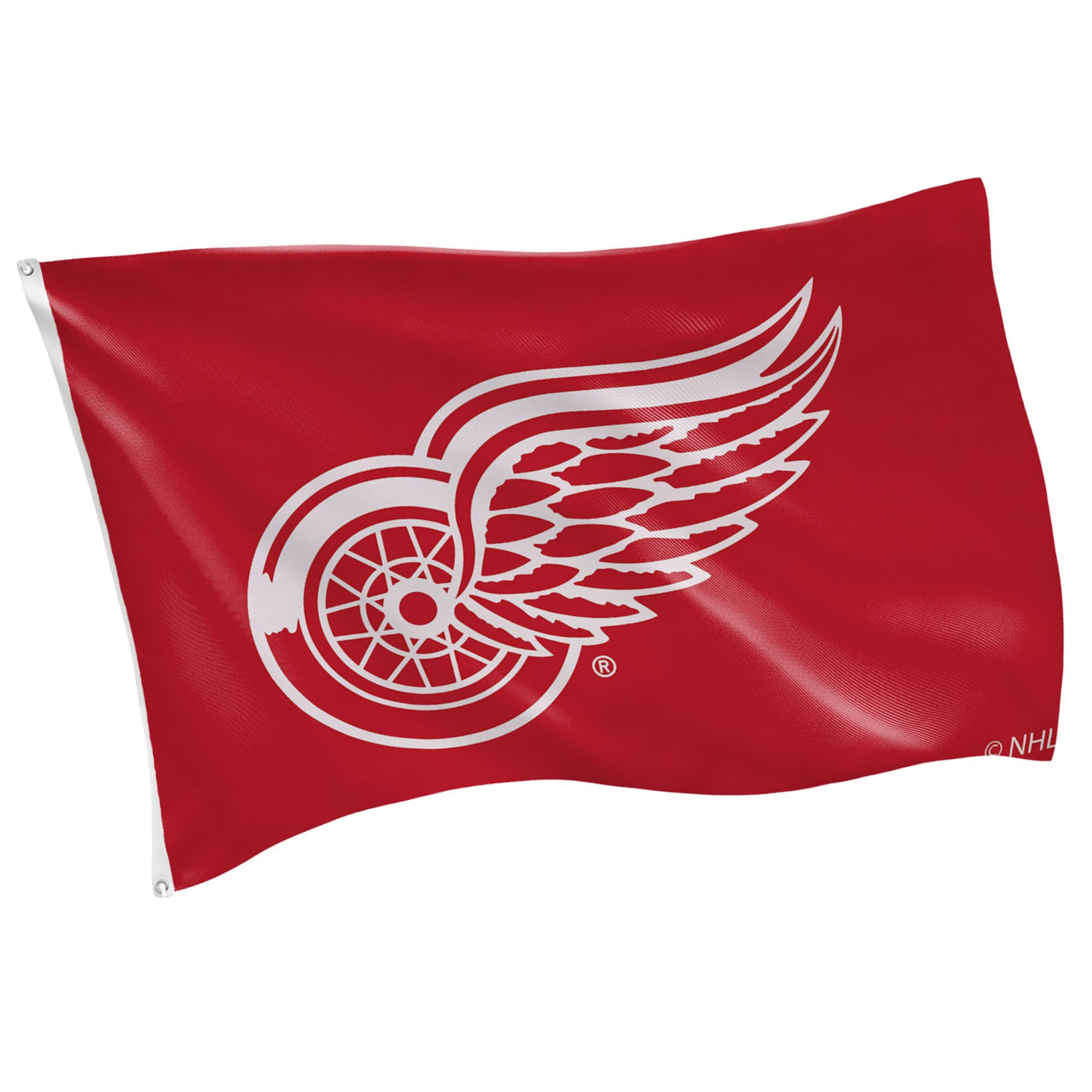 Detroit Red Wings Single Sided Flag w/ 2 Grommets, 3'x5'
