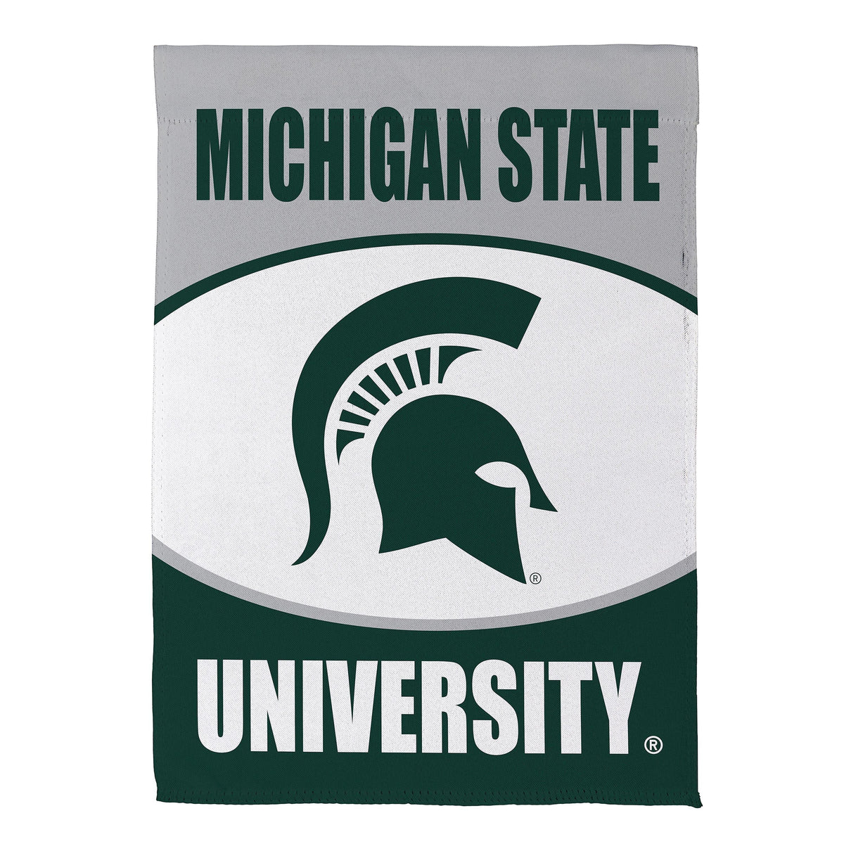 Michigan State University Suede Garden Flag