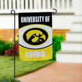 University of Iowa Suede Garden Flag