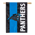 Carolina Panthers Mixed-Material Embellished Appliqu?ouse Flag