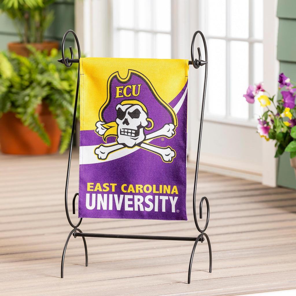East Carolina University Burlap Flag GDN Size
