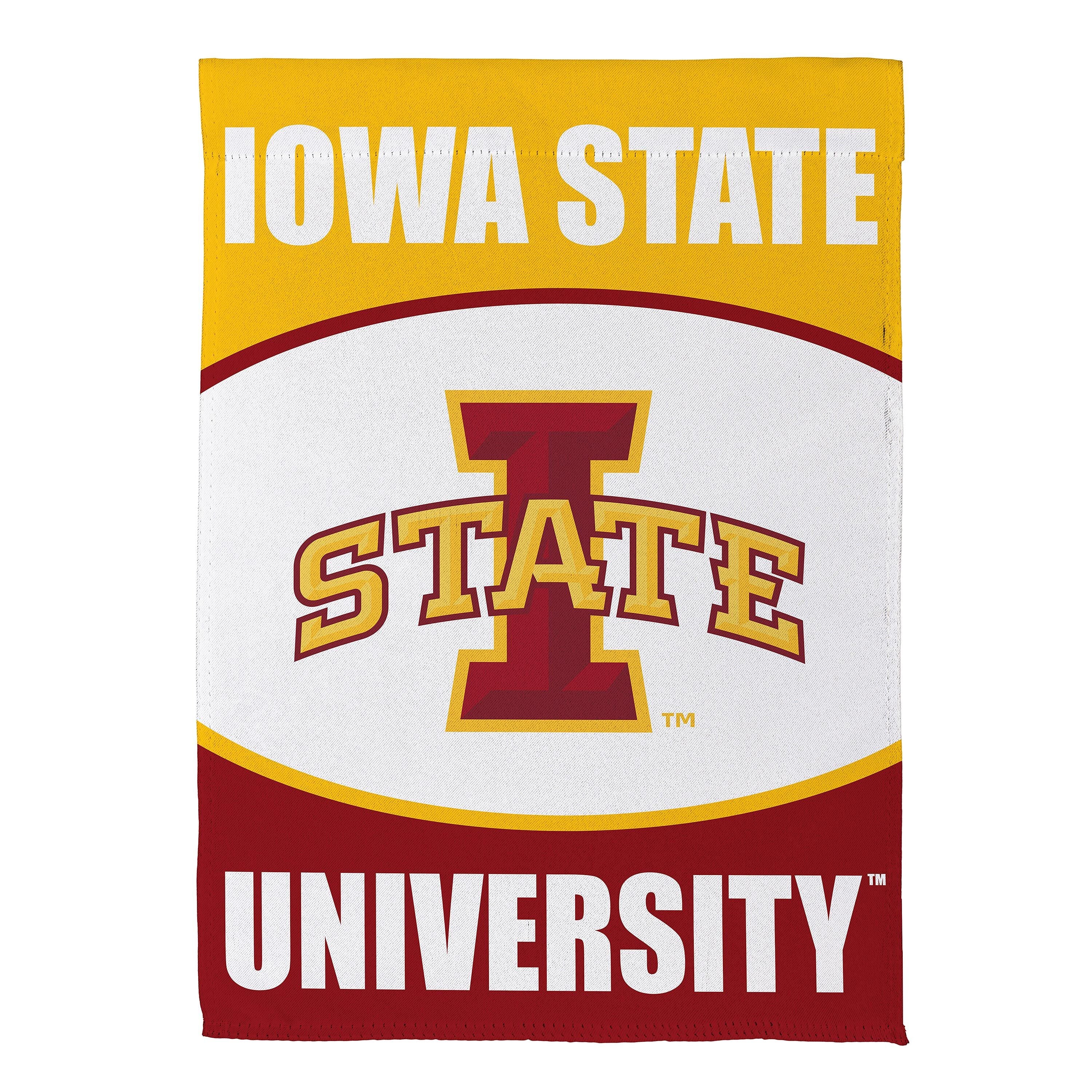 Iowa State University Suede Garden Flag