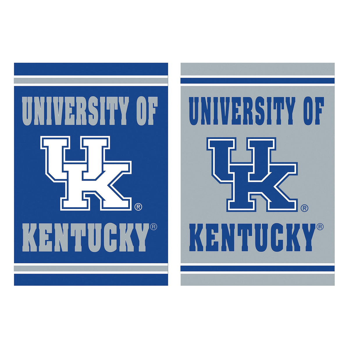 University of Kentucky Embossed Suede House Flag