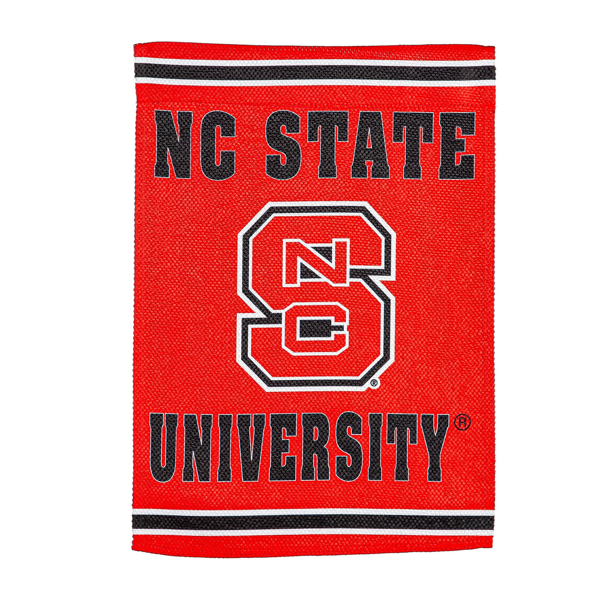 Embossed Suede Flag, GDN Size, North Carolina State University