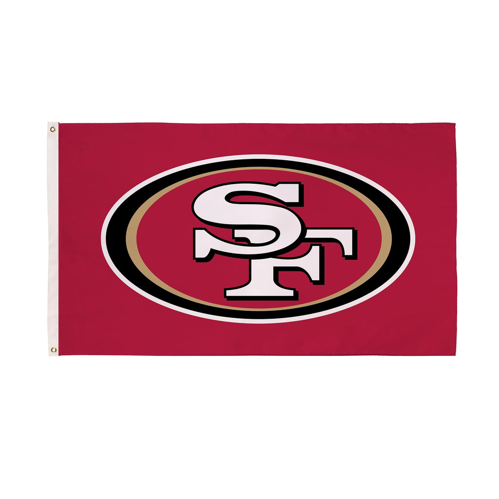 3'x5' Single Sided Flag w/ 2 Grommets, San Francisco 49ers