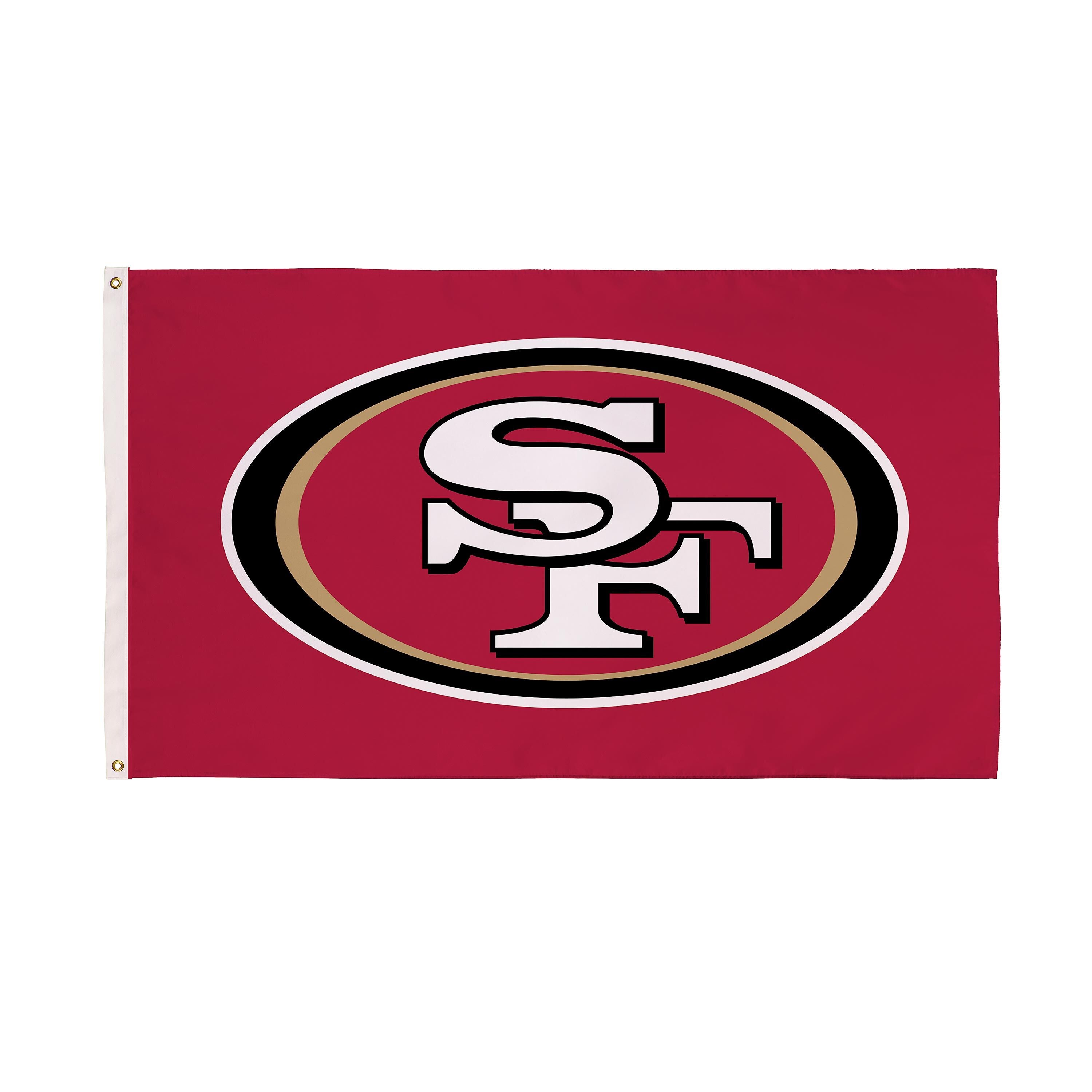 3'x5' Single Sided Flag w/ 2 Grommets, San Francisco 49ers