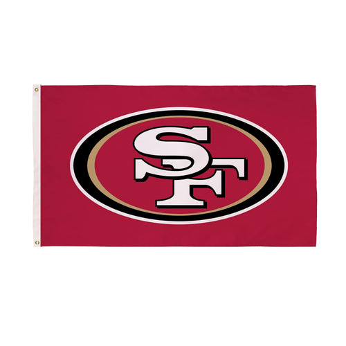3'x5' Single Sided Flag w/ 2 Grommets, San Francisco 49ers