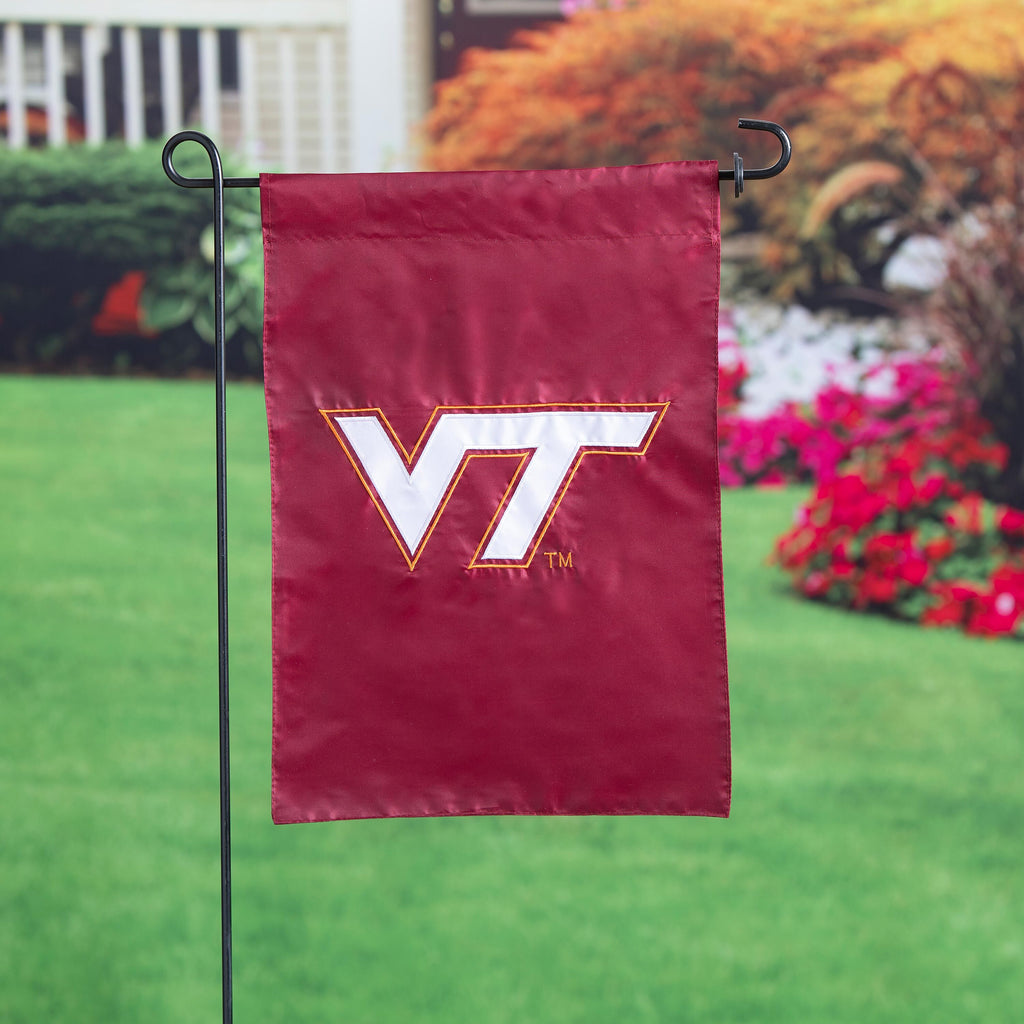 Virginia Tech Applique Garden Flag