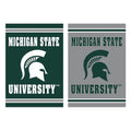 Embossed Suede Flag, House Size, Michigan State University