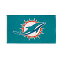 Miami Dolphins Single Sided Flag w/ 2 Grommets, 3'x5'