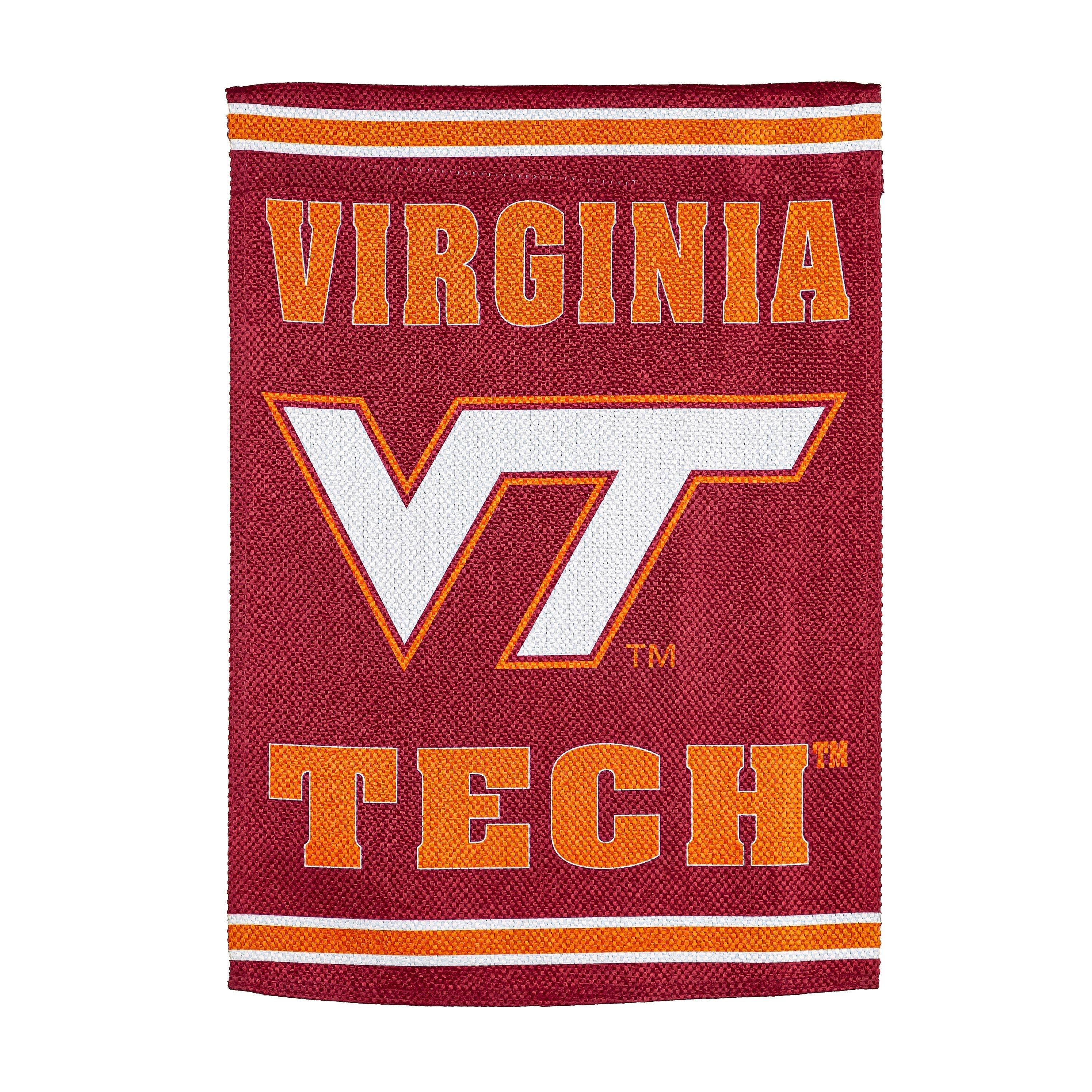 Embossed Suede Flag, GDN Size, Virginia Tech