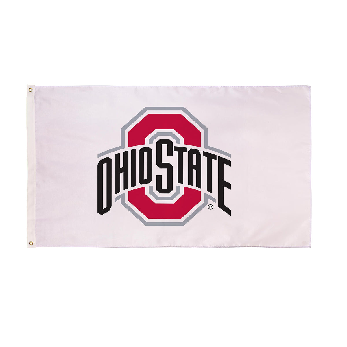 Ohio State University Single Sided Flag w/ 2 Grommets, 3'x5'