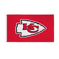 3'x5' Single Sided Flag w/ 2 Grommets, Kansas City Chiefs