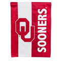 University of Oklahoma Mixed-Material Embellished Appliqué Garden Flag