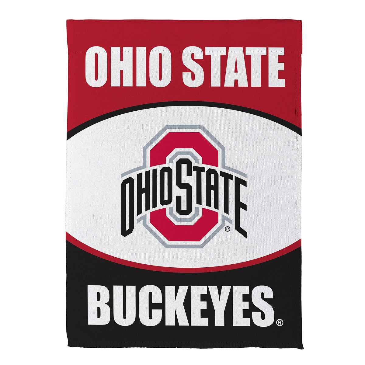 Ohio State University Suede Garden Flag