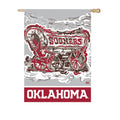 University of Oklahoma Suede House Flag Justin Patten