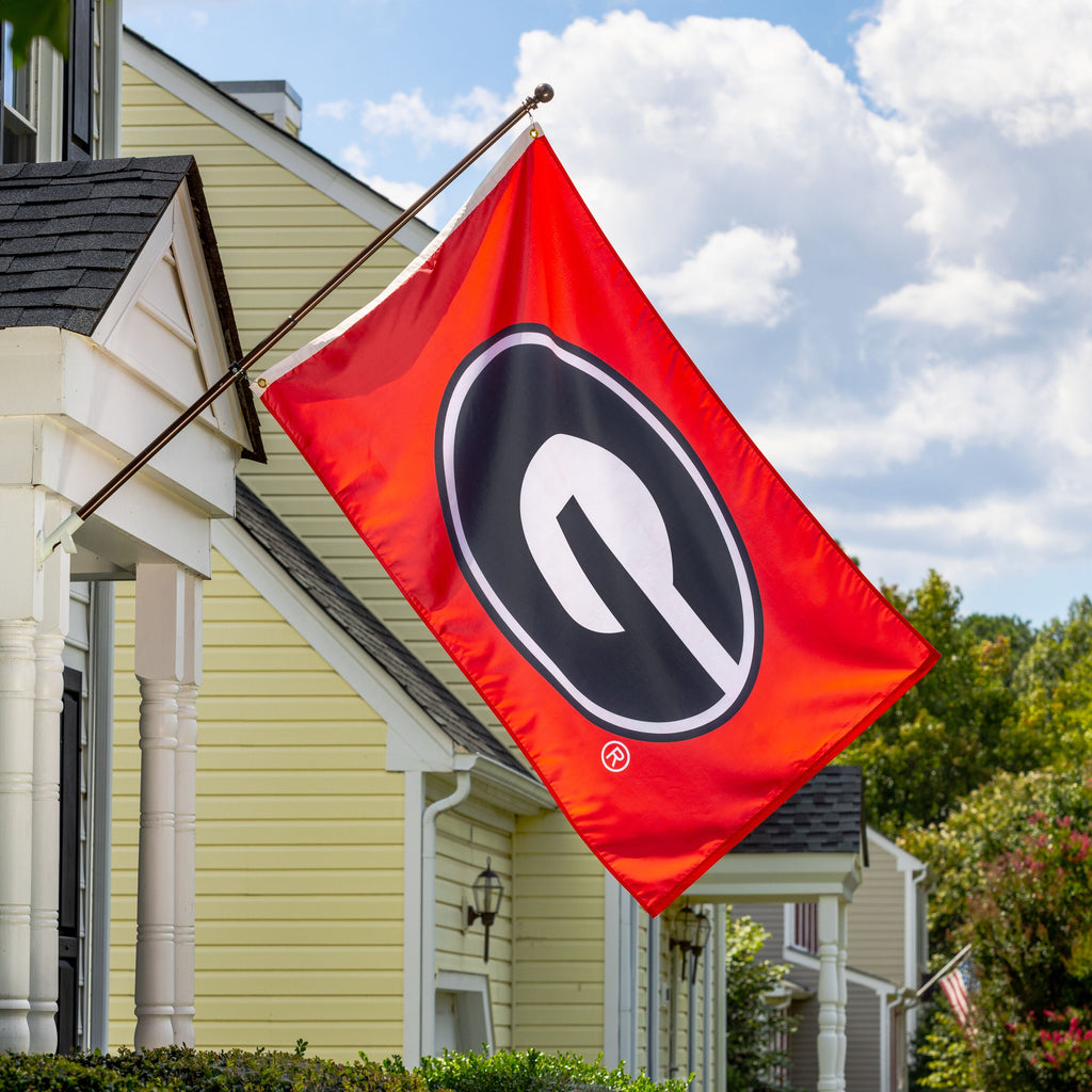 University of Georgia Single Sided Flag w/ 2 Grommets, 3'x5'